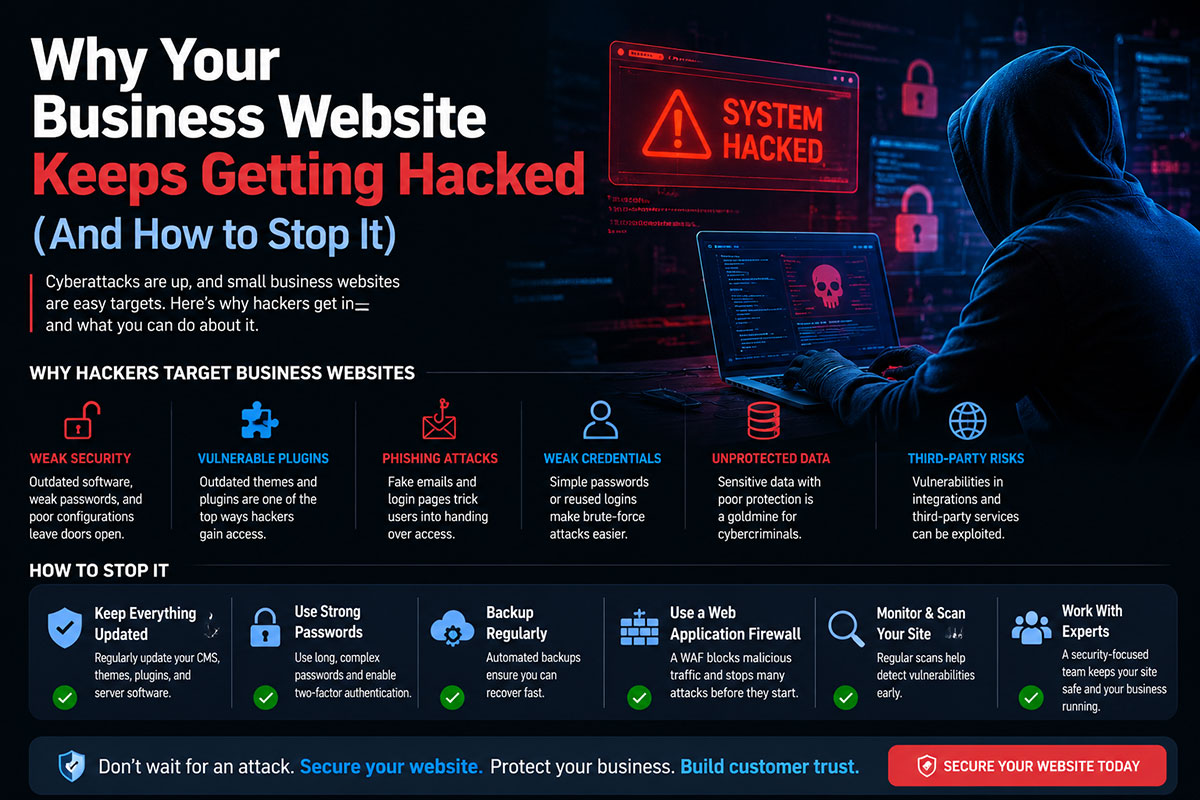 Why Your Business Website Keeps Getting Hacked (And How to Stop It)