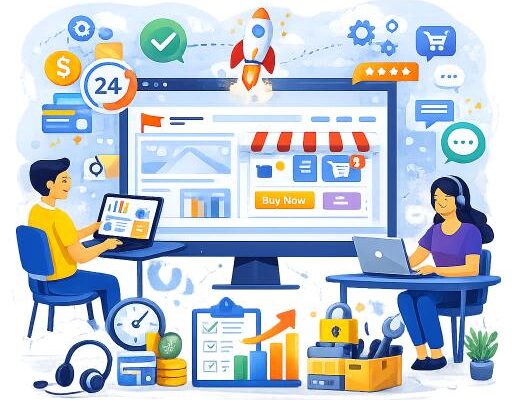 E-Commerce Management and Support Services Delhi NCR - NetNovaz