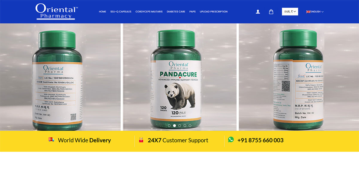 Oriental Pharmacy E-Commerce